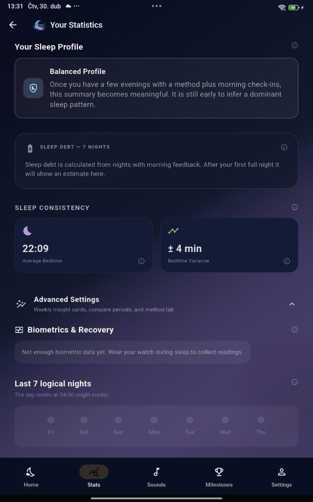 Lunaris app screen 3